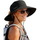 thumbnail image 1 of FURTALK Sun Hats for Women Wide Brim Bucket Hat Ponytail Hole, 1 of 3