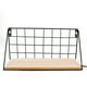 thumbnail image 1 of Repisa Estante de Pared Muro de Metal Y Madera 29.5X14.3X11cm, 1 of 2