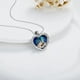 thumbnail image 3 of Collar mujer perro cristal corazón plata 925, 3 of 3