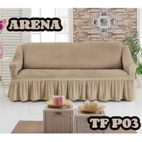 Angeles Del Hogar - Funda Cubre Sofa Sillon Cuadrille Turco 3 Cuerpos