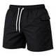 thumbnail image 1 of Short De Baño Negro Para Hombre, Estilo Dominante Negro Liso M, 1 of 2