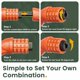 thumbnail image 4 of Candado para bicicleta Titanker, cable de 1,2 cm y 1,2 m, combinación, naranja, 4 of 7