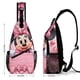 thumbnail image 2 of Minnie Mouse Riñonera Bandolera con Estampado Integral para Hombres y Mujeres, Bolso Cruzado Gráfico de Tendencia, Mochila de Hombro Streetwear para Ciclismo y Deportes, Riñonera Versátil Casual, 2 of 6
