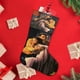 thumbnail image 4 of Amor Sin Barreras Tema: Calcetines de Navidad, fino lino blanco para colgar en escaleras y chimenea, decoración navideña para el hogar, regalo de Navidad. 45cm × 32cm, 4 of 5