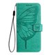 thumbnail image 3 of Funda cartera mariposa para Samsung Galaxy A17 con soporte y ranuras para tarjetas Verde, 3 of 5