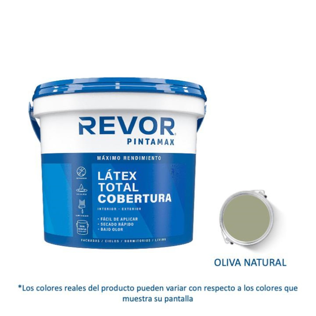 Revor - Látex Pintamax 1 Gl (3.78Lt) Oliva Natural