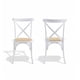 thumbnail image 2 of Pack de 2 Sillas Crossback de Madera, 2 of 2