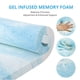 thumbnail image 4 of Cubrecolchón EGO de espuma viscoelástica de gel, 7,62 cm, tamaño queen con funda, 4 of 7