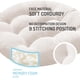 thumbnail image 2 of Almohada de suelo redonda Degrees of Comfort Meditation Beige, 2 of 7