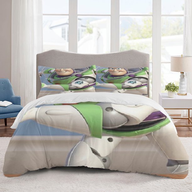 Toy Story Bedding Sets Cartoon Duvet Cover Lightweight 3 Piece Bet Sets for Kids Boys Girls