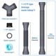 thumbnail image 4 of Kit de desagüe flexible tipo P para fregadero doble NiHome, 4 of 7