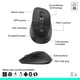 thumbnail image 2 of Mouse Inalámbrico Silencioso Logitech M850 L Bluetooth Grafito, 2 of 9