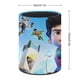 thumbnail image 2 of Ejen Ali-theme Cylinder Pen Holder Pencil Organizer with Flannel Lining PVC Leather Material Cardboard Base for study work 10*8CM, 2 of 6