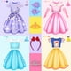 thumbnail image 3 of Vestidos de princesa Meland con juguetes de princesa, 3 of 3