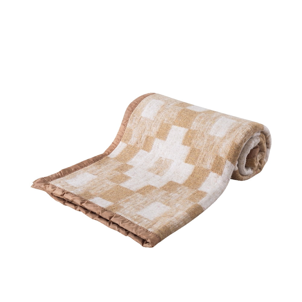 Chantilly - Frazada Termica Borde Satinado 1.5p Crudo