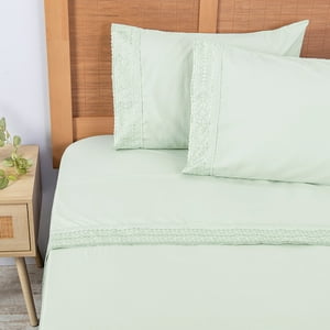 Sabana Mf Plumetti Broderie King Verde