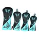thumbnail image 1 of 4 Fundas Para Cabezas De Palos De Golf, Cuello Largo, Resistentes A Arañazos, Profesionales, Color Negro, 1 of 5