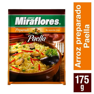 Arroz Preparado Paella Bolsa 175 G Miraflores