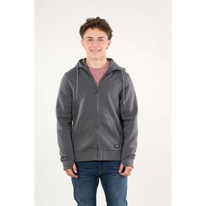 Polemic - Poleron Franela Classic Full Zipper Gris Wi7399