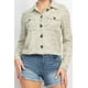 thumbnail image 3 of Chaqueta CCwholesalesclothings Tweed A Cuadros Con Botones Sage, 3 of 5