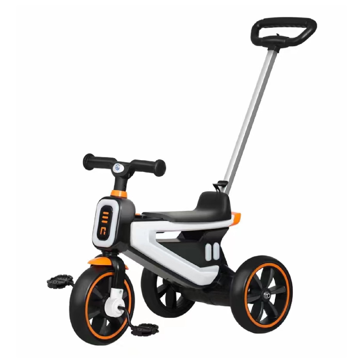 Mundo Online - Triciclo Coche A Pedal 2 En 1 Con Mango Desmontable