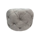 thumbnail image 3 of Puff Redondo Capitone Beige Felpa, 3 of 3