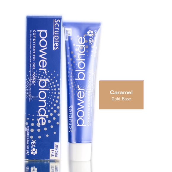 Tónico en gel acondicionador Scruples Power Blonde sin amoniaco