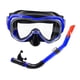 thumbnail image 2 of Juego De Snorkel Con Vista Amplia, Máscara De Buceo, Gafas De Natación, Gafas De Buceo Para Submarino, Azul Y Negro, 2 of 3