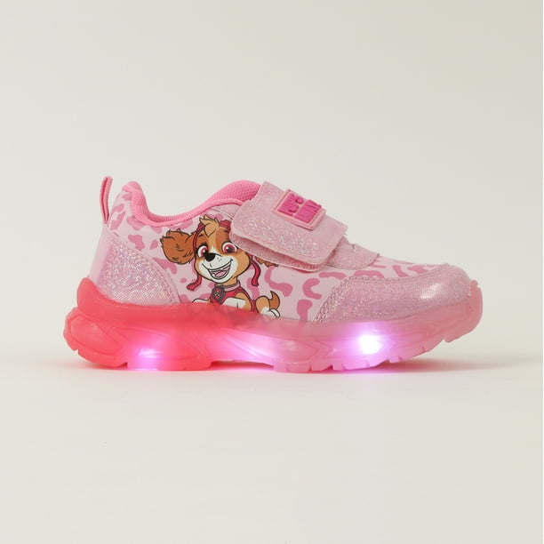Zapatillas Con Luces Niña Skye Pups Way Rosado Paw Patrol
