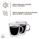 thumbnail image 5 of Set 4 Tazas Vidrio Doble Pared 80 ml Home Logics 1 un, 5 of 6