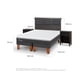 thumbnail image 3 of Cama Europea Europea Ortopedic Advance 2P Bd Set Torino Gris 2 Plaza Base Dividida, 3 of 12