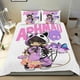 thumbnail image 1 of aphmu cat Conjunto de sábanas temático, trío de piezas, cómodo y amigable con la piel, diseño único, regalo de decoración para el hogar para familiares, amigos y fans, 90 cm * 190 cm, 1 of 6