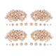 thumbnail image 3 of 880 PAQUETE TAMA?O MEDICAMENTE MADERA NATURAL DE MADERA DE MADERA AJUSTE AGUJERO PODER SOBRE SPACER BEADS, 3 of 5