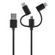 thumbnail image 2 of Cable de carga ROVE RV06551 3 en 1 para Android/iPhone 1,2 m, negro, 2 of 2