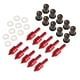 thumbnail image 4 of 10 X Universal Parabrisas Parabrisas Spike Pernos M5 Tornillo Bien Tuercas Rojo, 4 of 5
