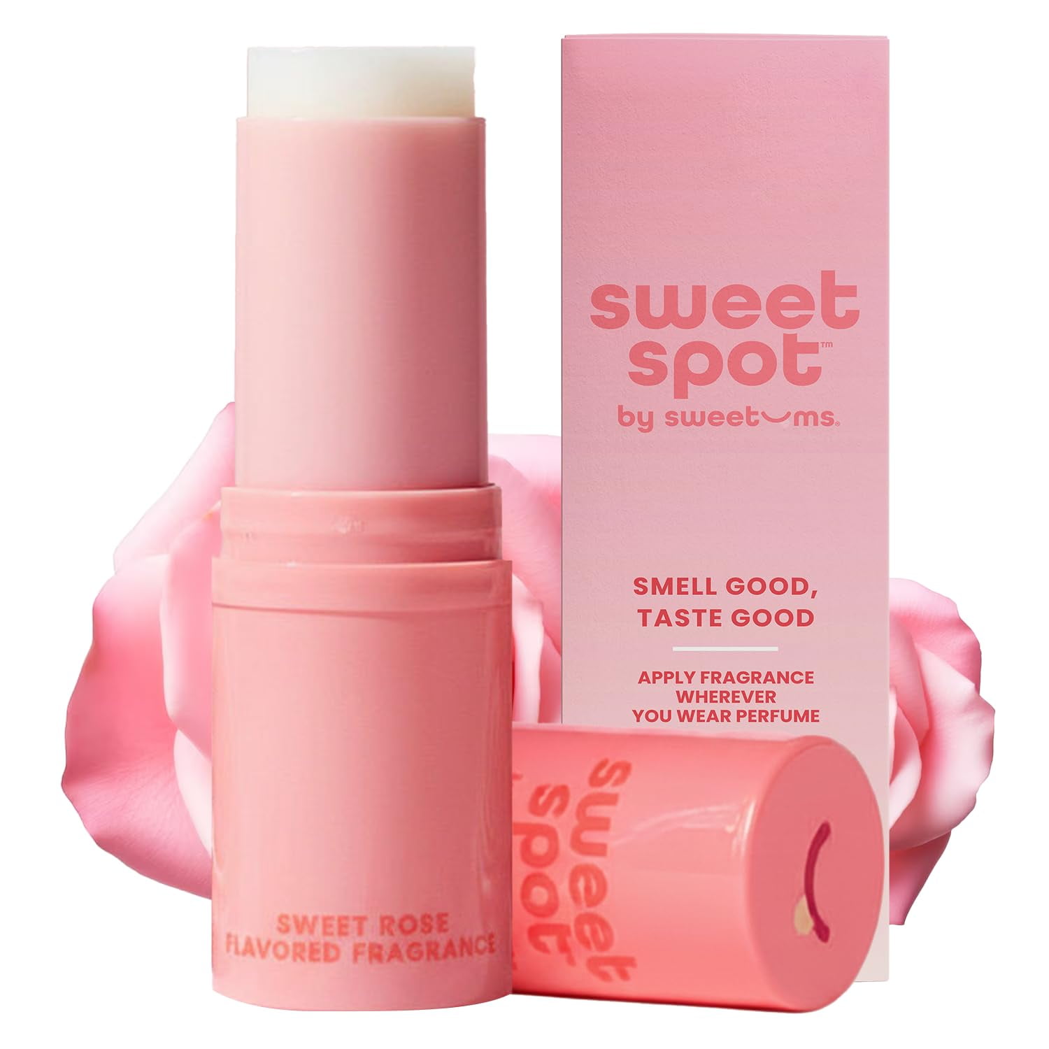 Sweetums - Perfume Sólido En Barra Sweetspot Con Sabor A Rosa Dulce Para Mujer