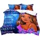 thumbnail image 2 of 3PCS Sexy Black Girl Duvet Cover Queen Set Pink Bag High Heels Get Naked Inspirational Quotes African American Bedding Set, 2 of 5