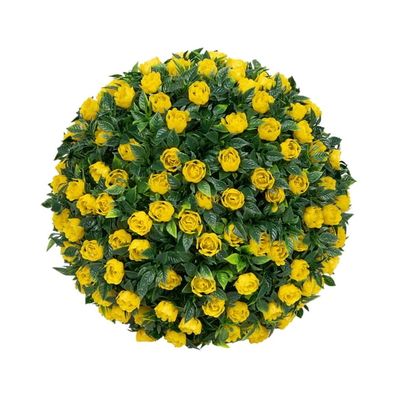 Planta De Simulación Flor Colgante Topiary Ball 7,8 Pulgadas Elegante Para Cafetería Estilo F
