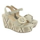 thumbnail image 5 of Sandalia Chalada Mujer Como-50 Beige Plataforma, 5 of 6