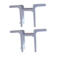 thumbnail image 4 of 2x Toldos Retráctiles Soporte De Montaje En Pared Soporte De Pared Para Patio Toldo De Sombra Blanco, 4 of 5