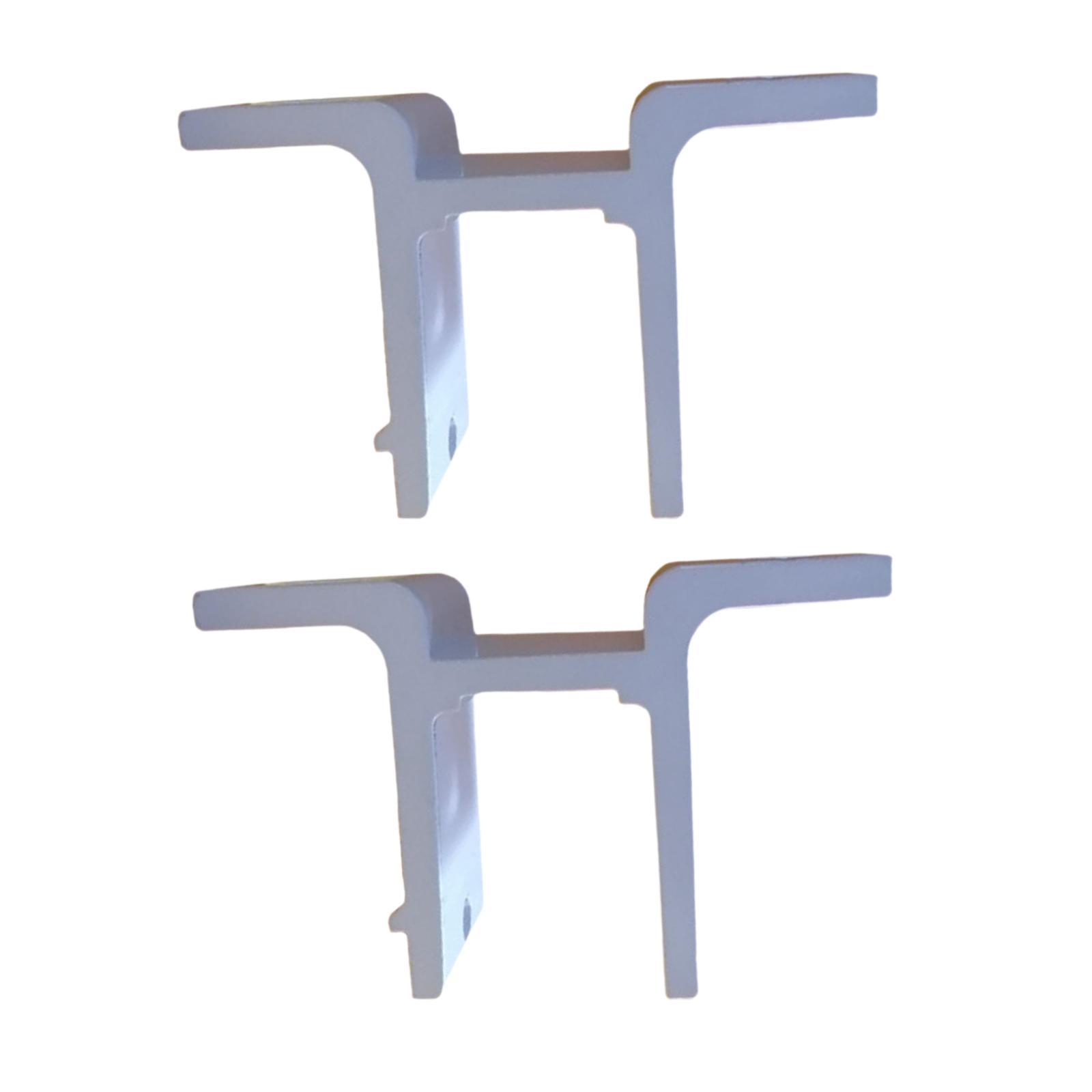 Ioensy - 2X Toldos Retráctiles Soporte De Montaje En Pared Soporte De Pared Para Patio Toldo De Sombra Blanco