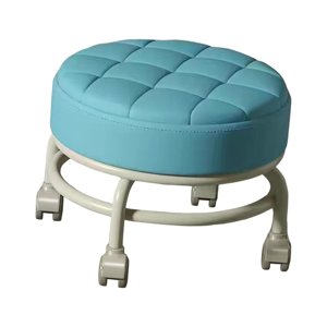 Bothyi - Taburete De Pedicura Pequeño, Resistente Y Fácil De Mover, Con Asiento Bajo Y Ruedas, Para Salones De Oficina