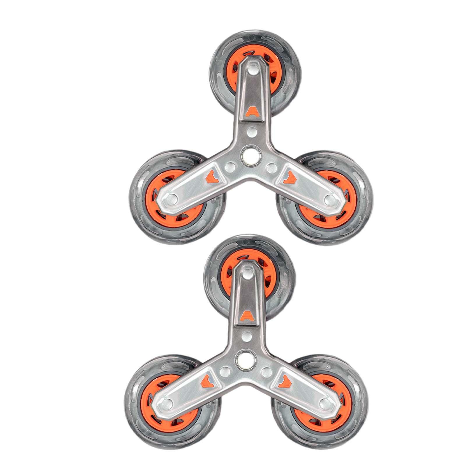 Ioensy - Ruedas Para Subir Escaleras De 2 Piezas, Ruedas De Repuesto Para Carrito Portátil, Ruedas Giratorias