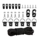 thumbnail image 2 of Kit De Aparejos Para Cubierta De Kayak, Anillos En D, Cuerda Elástica De 8,2 Pies Para Canoa Y Kayak Para Barco, 2 of 5