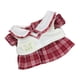 thumbnail image 3 of Ropa Para Muñecas De Peluche De 20 Cm, Vestido Para Muñecas Y Suéter, Chaleco, Disfraces, Rojo Cómodo, 3 of 3