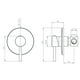 thumbnail image 2 of Monomando Ducha Empotrado Fiorenzo Inox Satinado, 2 of 2