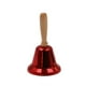thumbnail image 1 of Campana de llamada de mano sólida súper fuerte con mango de madera Campana de llamada de mano navideña, 1 of 5
