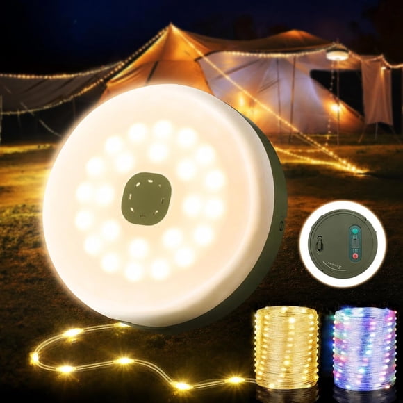 Guirnalda LED KUQIHUG 32.8FT 10M Recargable RGB 8 Modos