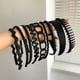 thumbnail image 1 of 9pcs Non-Slip Plastic Teeth Hairbands - Stylish Matte Hair Bands for All Hair Types!, 1 of 5