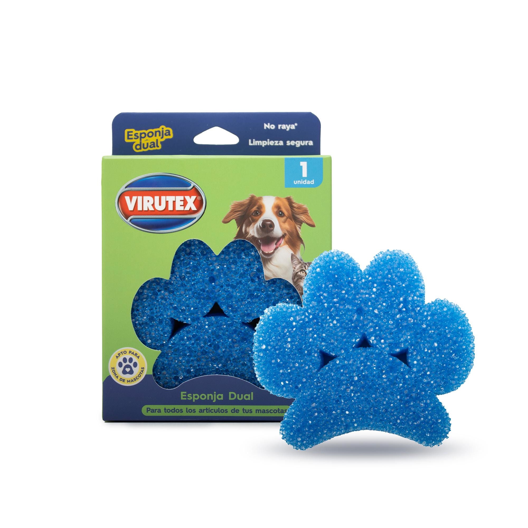 Esponja Dual Pets 1 Unidad 1 Un Virutex